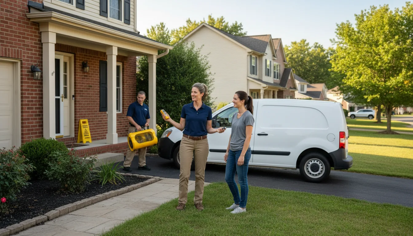Water restoration image for Fire And Smoke Damage Restoration in Terlton, OK